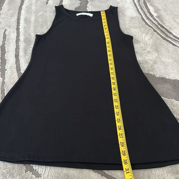 NWOT FP Beach Free People Black Sleeveless Tank Top Mini Dress Size M - Picture 7 of 11